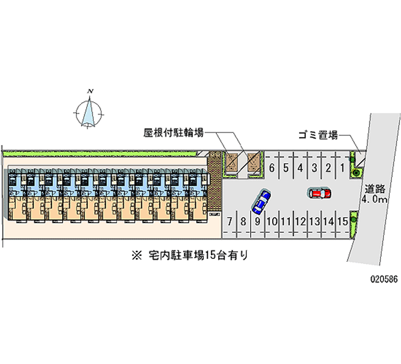 20586 bãi đậu xe hàng tháng