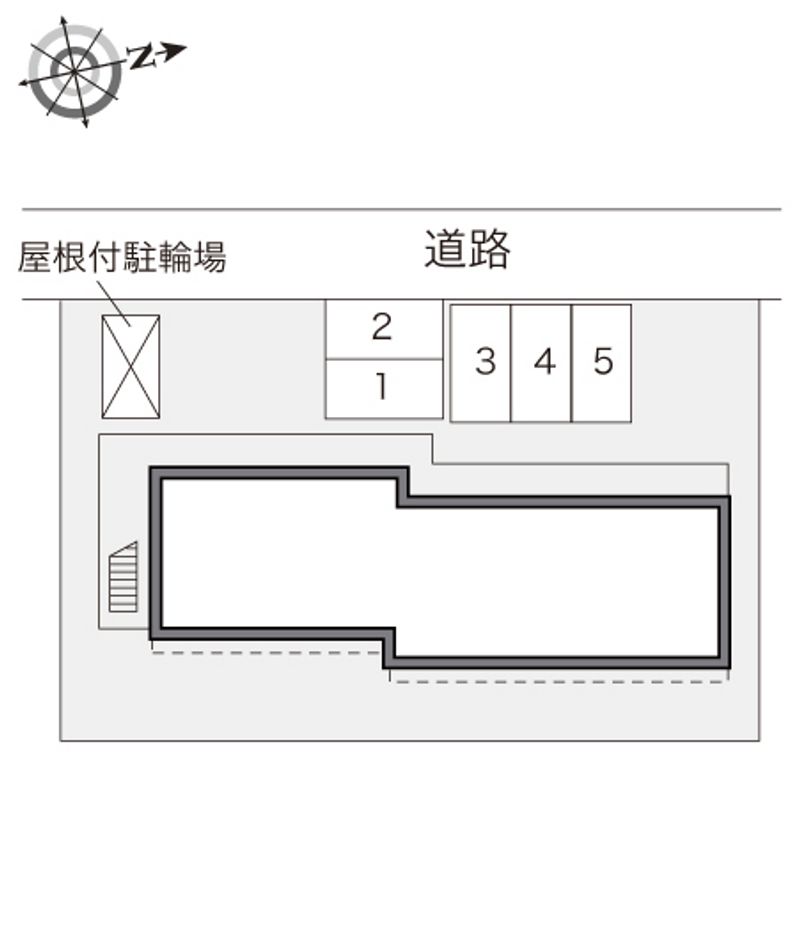 レオパレスコスモ京山 配置図