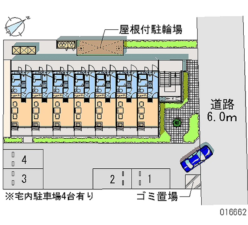 レオパレスＹＡＭＡＫＯⅣ 月極駐車場