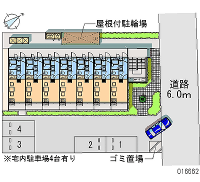 16662 Monthly parking lot