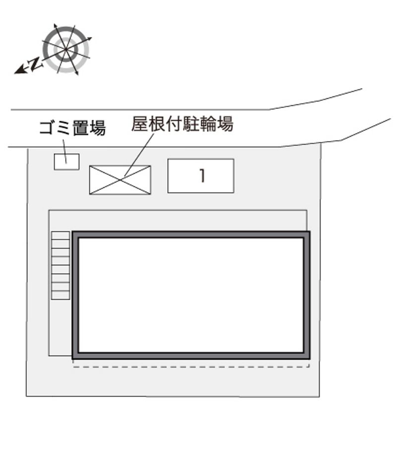 レオパレスアドミラーブル 配置図
