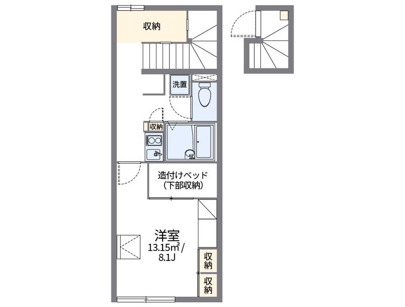 レオパレスヴァン　ソレーユ 間取図