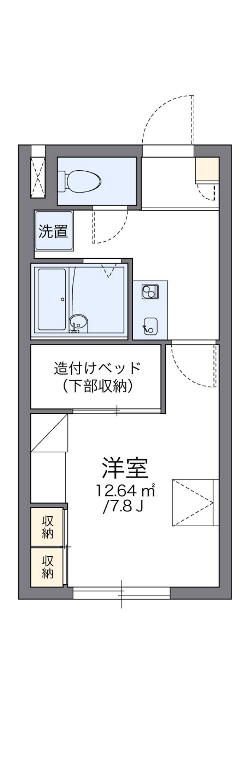 レオパレス越前谷 間取図
