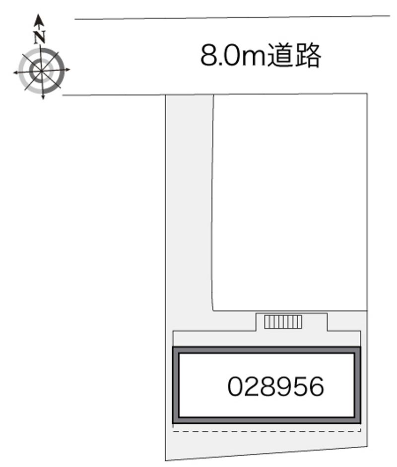 レオパレスヴァーグ難波 配置図
