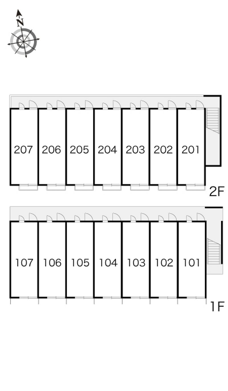 leopalace Hiiragi Floor plan layout diagram