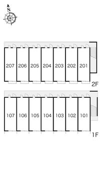 レオパレス柊 間取り配置図