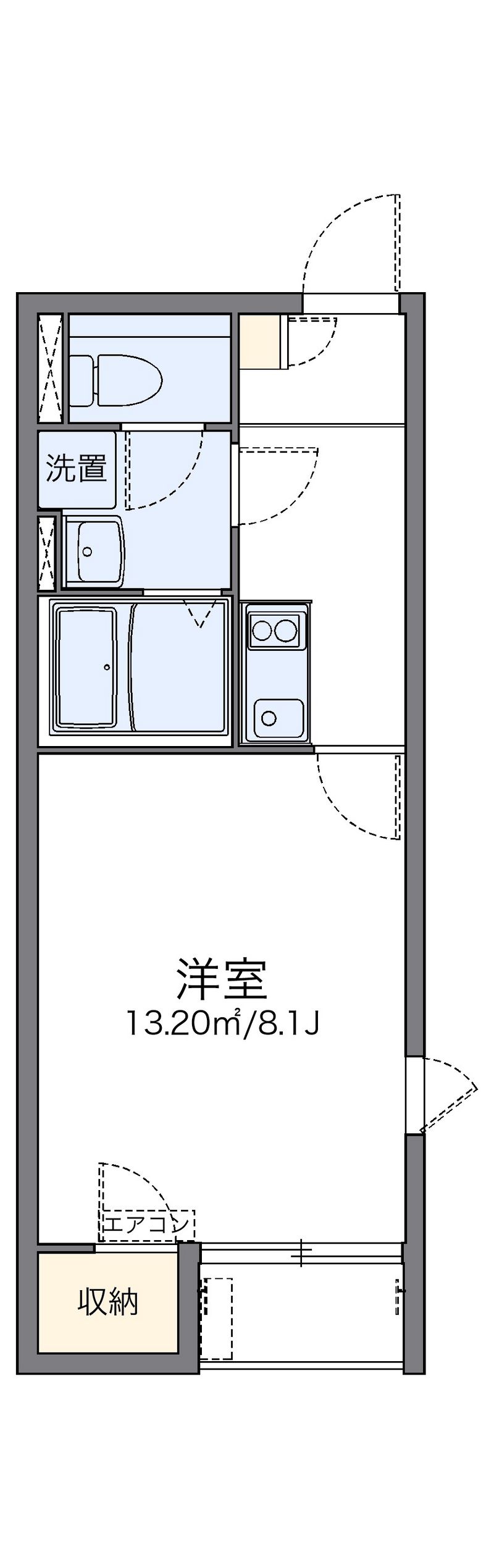 レオネクストエムズ早渕Ⅰ 間取り