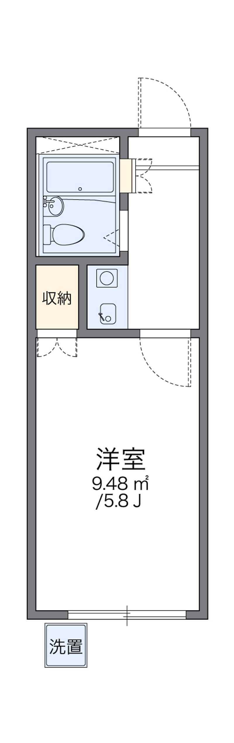 レオパレスＤＡＩ 間取図