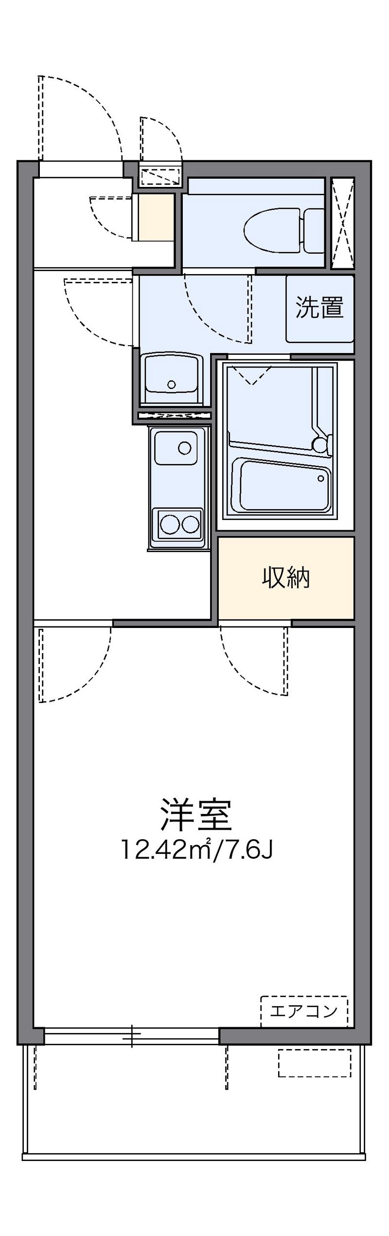 レオネクストコヅチⅥ 間取図