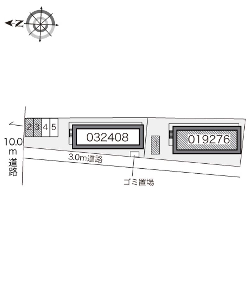 レオパレスクレール　Ｍ・Ｉ 配置図