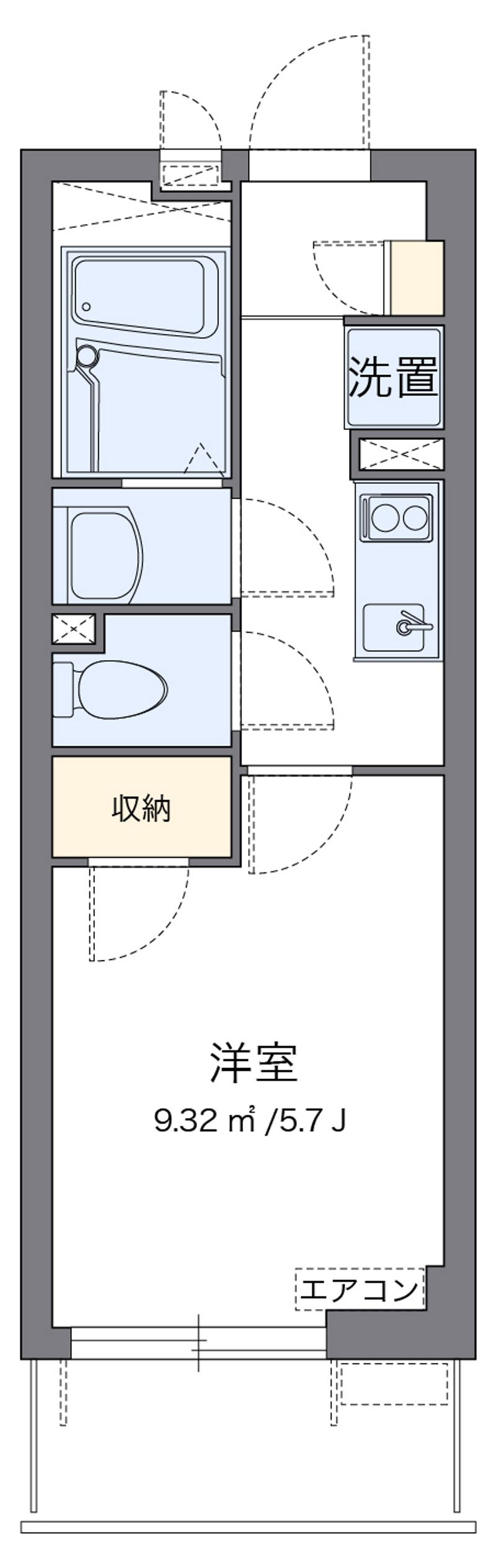 クレイノリレーション中野 間取図