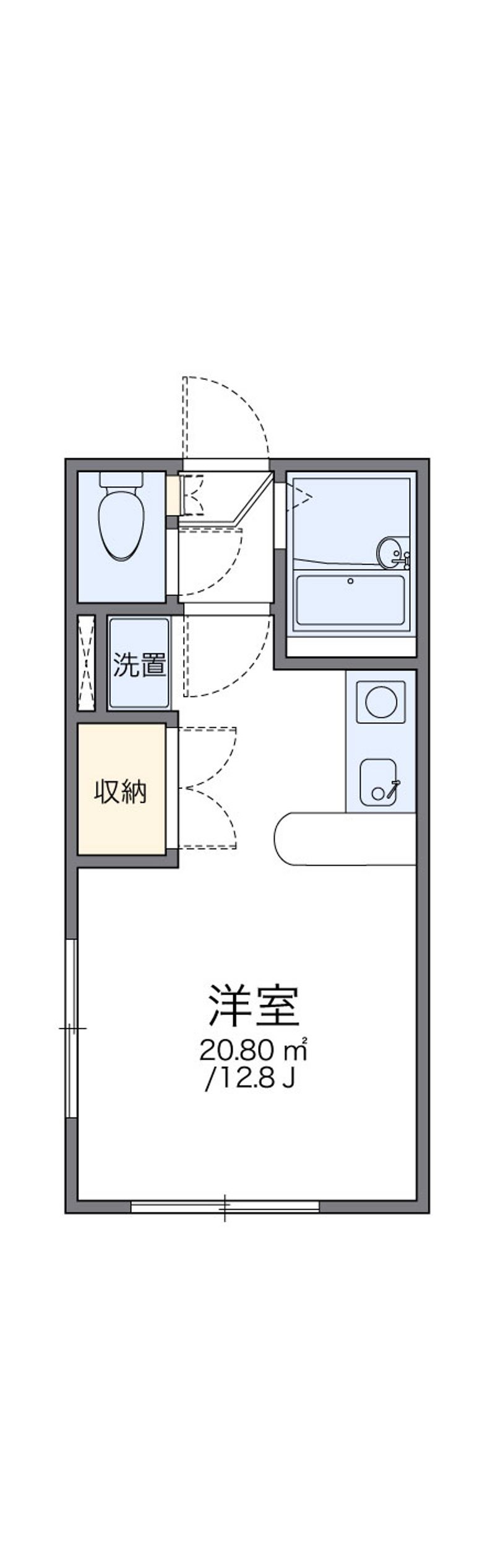 レオパレスアイビーＪコトニ 間取図