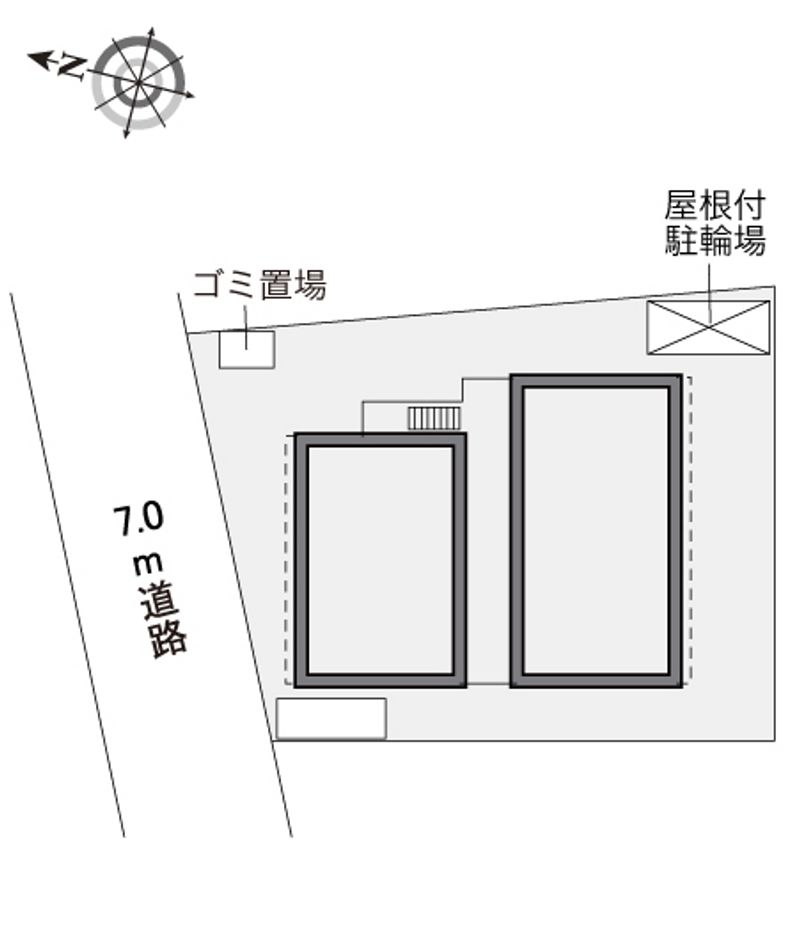 レオパレスアゼリア 配置図