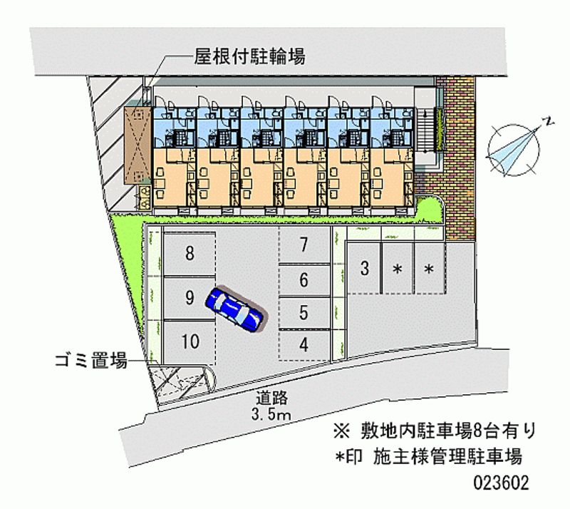 レオパレスＧⅠ 月極駐車場