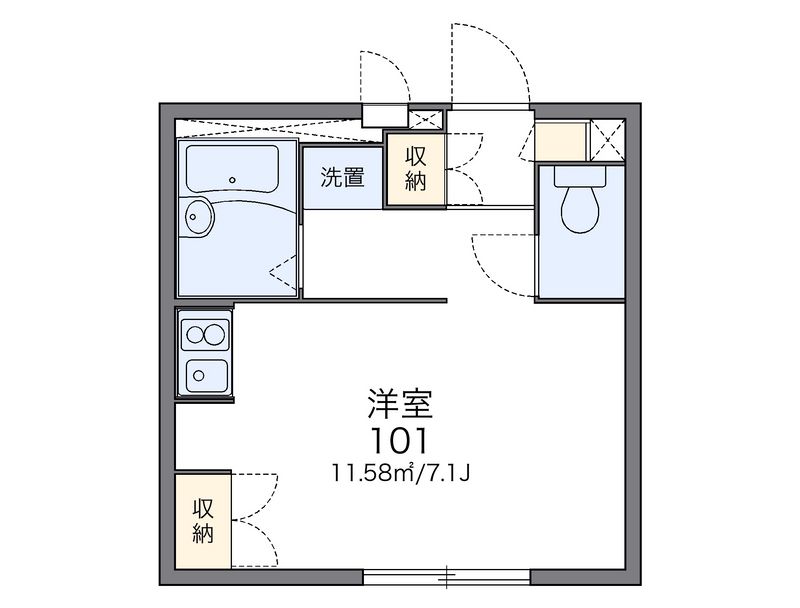 レオパレスＣｏｍｆｏｒｔ　Ｈｏｕｓｅ 間取図