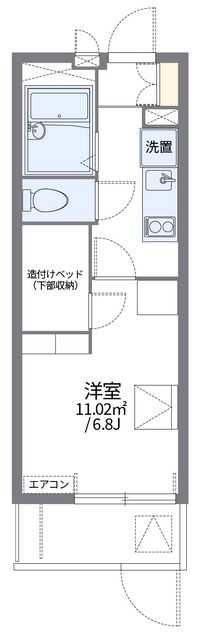 レオパレス八千代 間取り図