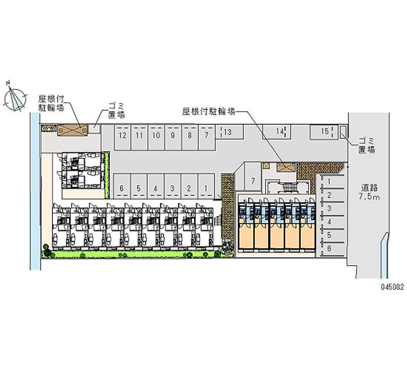 レオパレス小諏訪Ⅲ 区画図