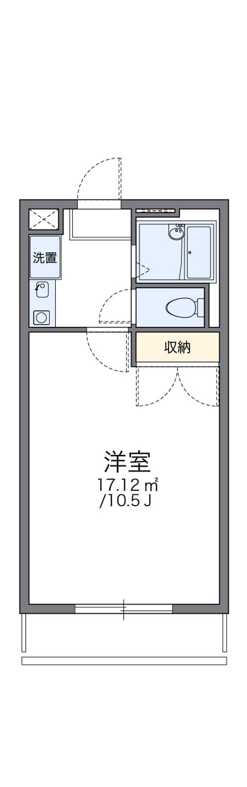 レオパレス神西 間取図