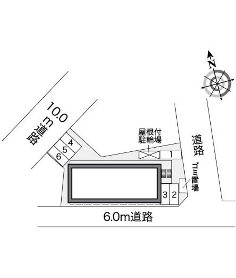 レオパレス清水 配置図