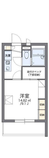 レオパレス虹の松原 間取り図