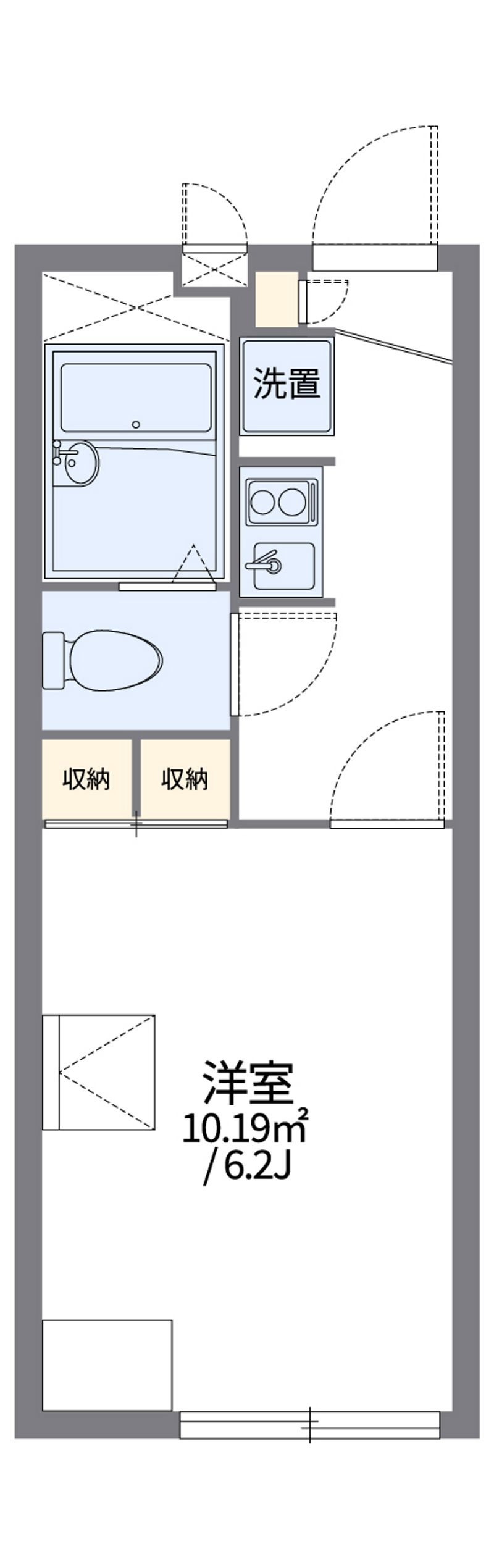 レオパレスさつきⅡ 間取図