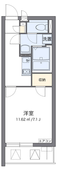 クレイノセントコージア上牧 間取り図