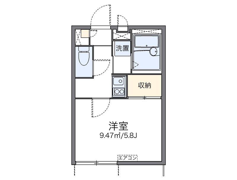 レオパレス虹 間取り