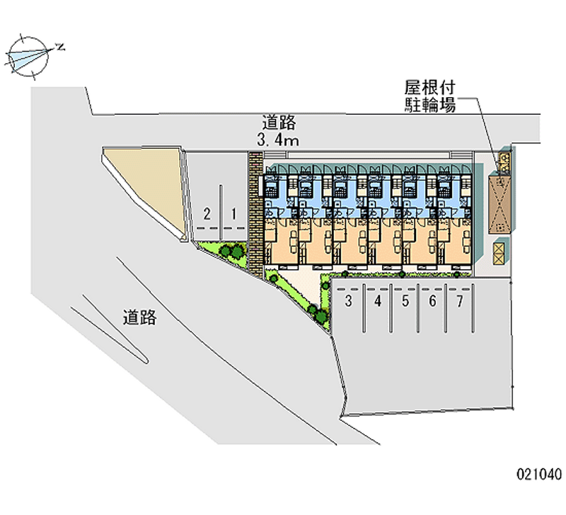 21040 Monthly parking lot