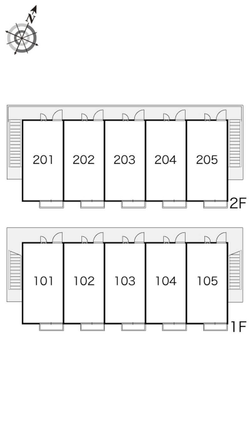 レオパレスコトブキ 間取配置図