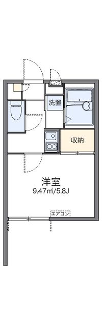 レオパレスエスタ　セルトⅡ 間取り図