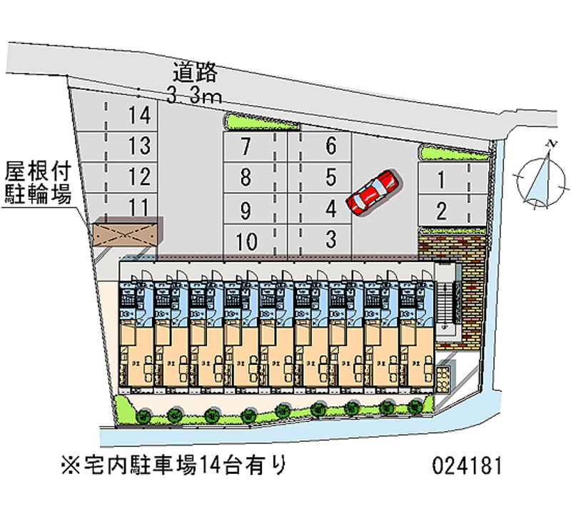 24181 Monthly parking lot