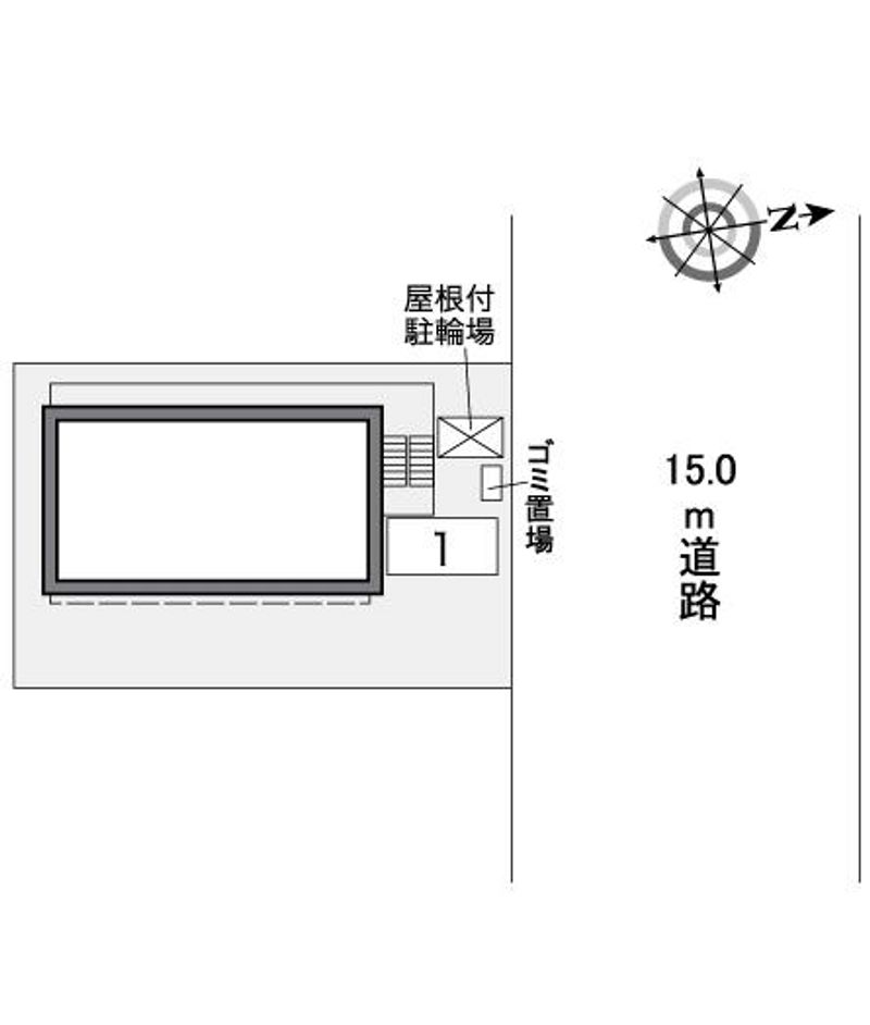 レオパレス大善 配置図