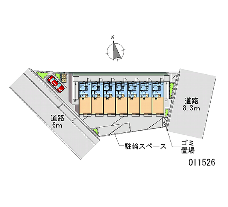 レオパレス加島 区画図