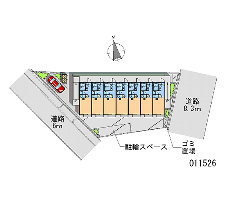 レオパレス加島 月極駐車場