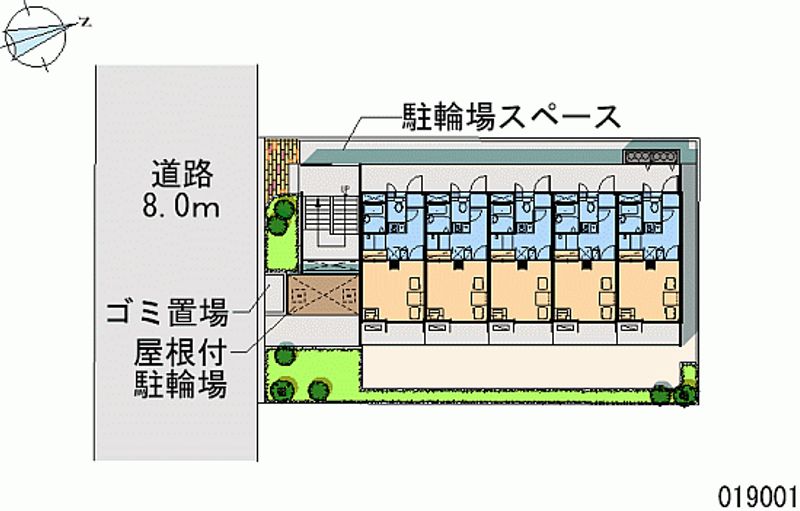 レオパレス燦 区画図
