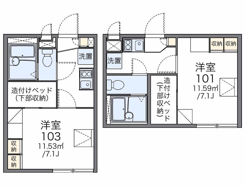 レオパレスＳＹＡＭ 間取り