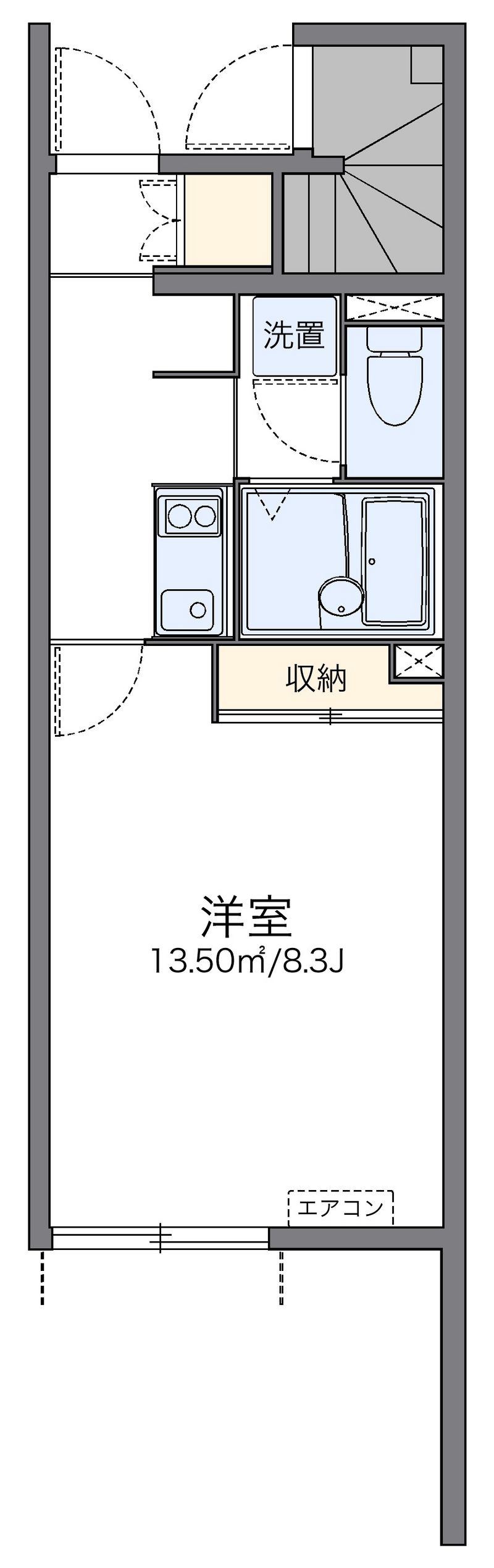 レオネクストＴｏｍａⅡ 間取図