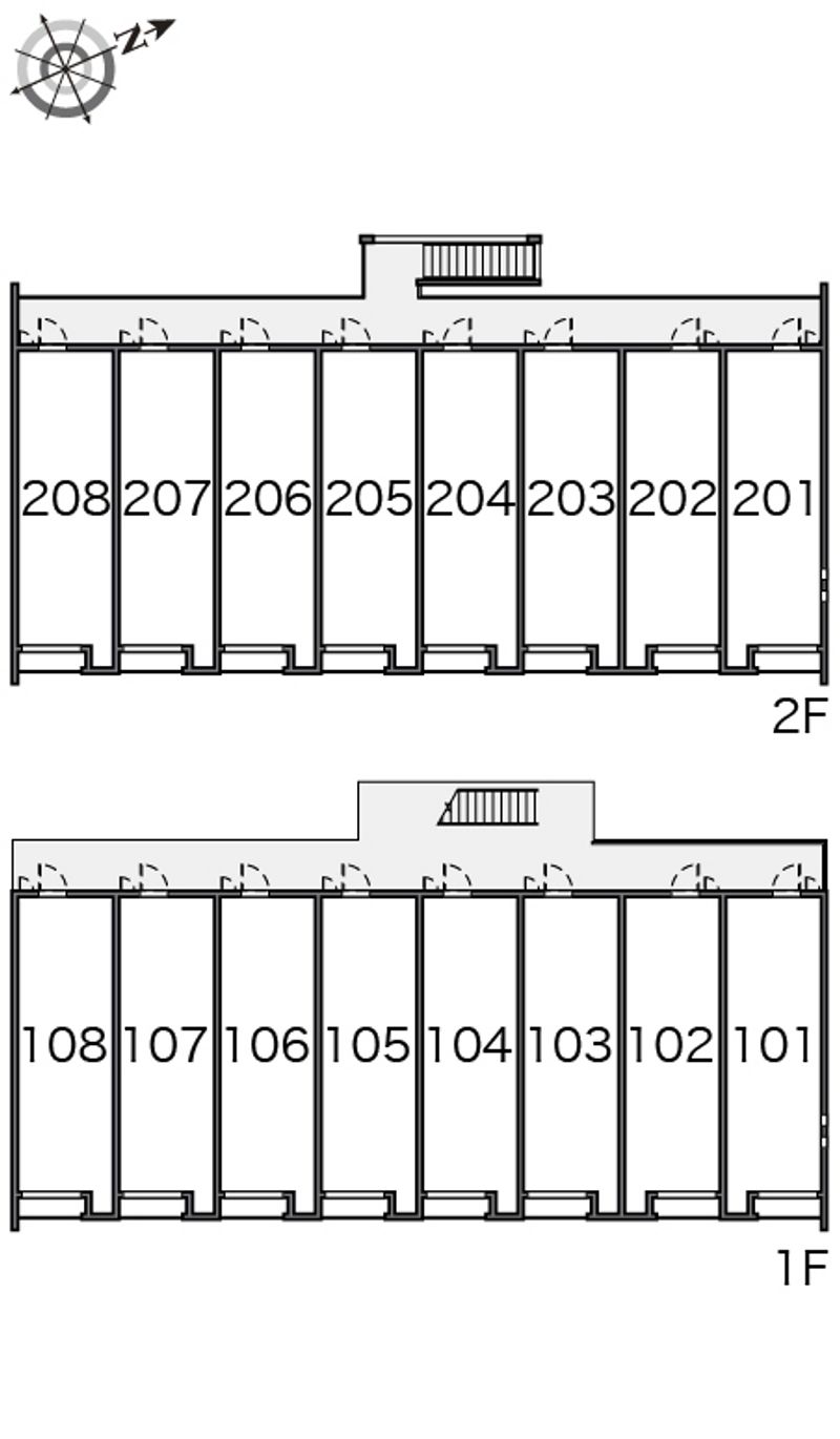 クレイノアムールⅢ 間取配置図