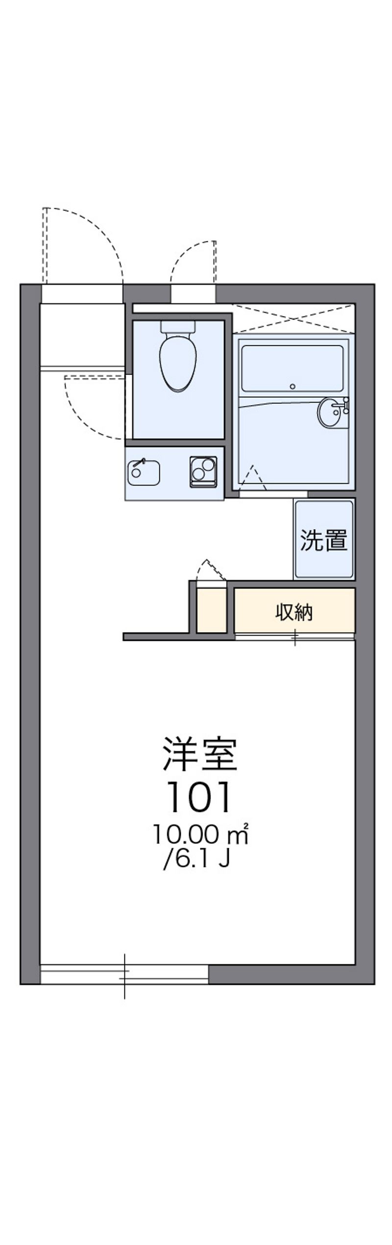 レオパレス２０００ 間取図
