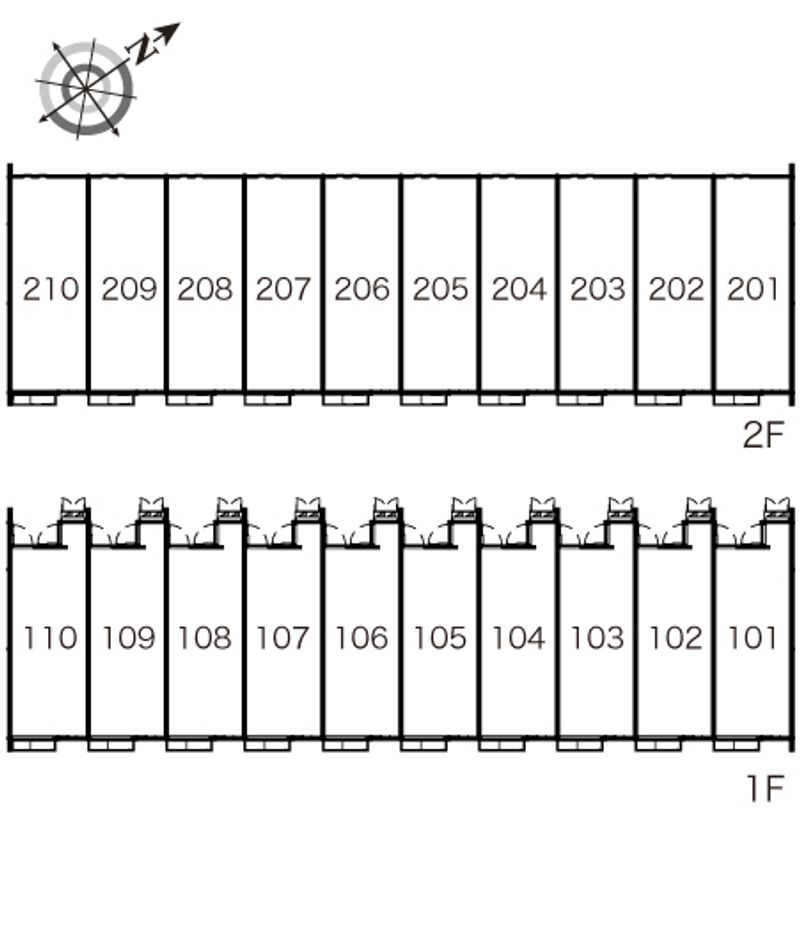 レオネクストピア 間取配置図