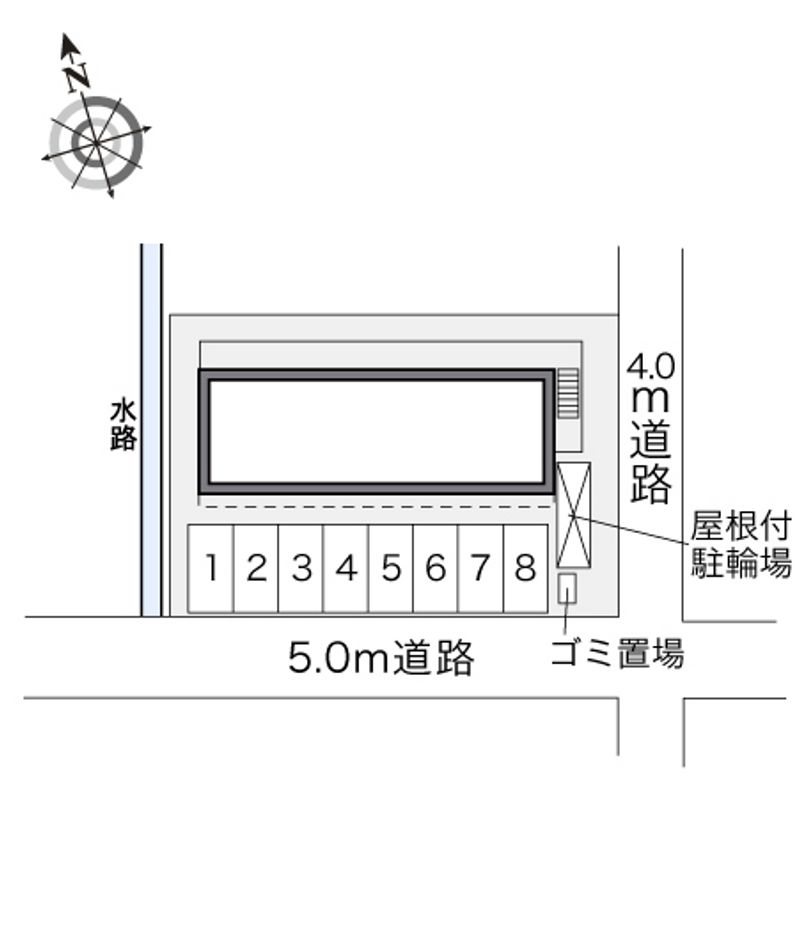 レオパレスステイブルー１２ 配置図