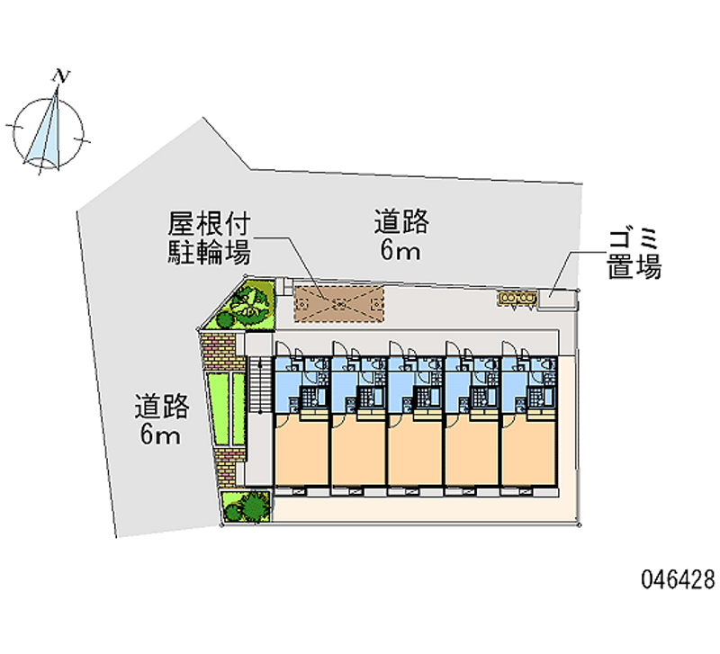 レオパレスウェルカム３９ 区画図