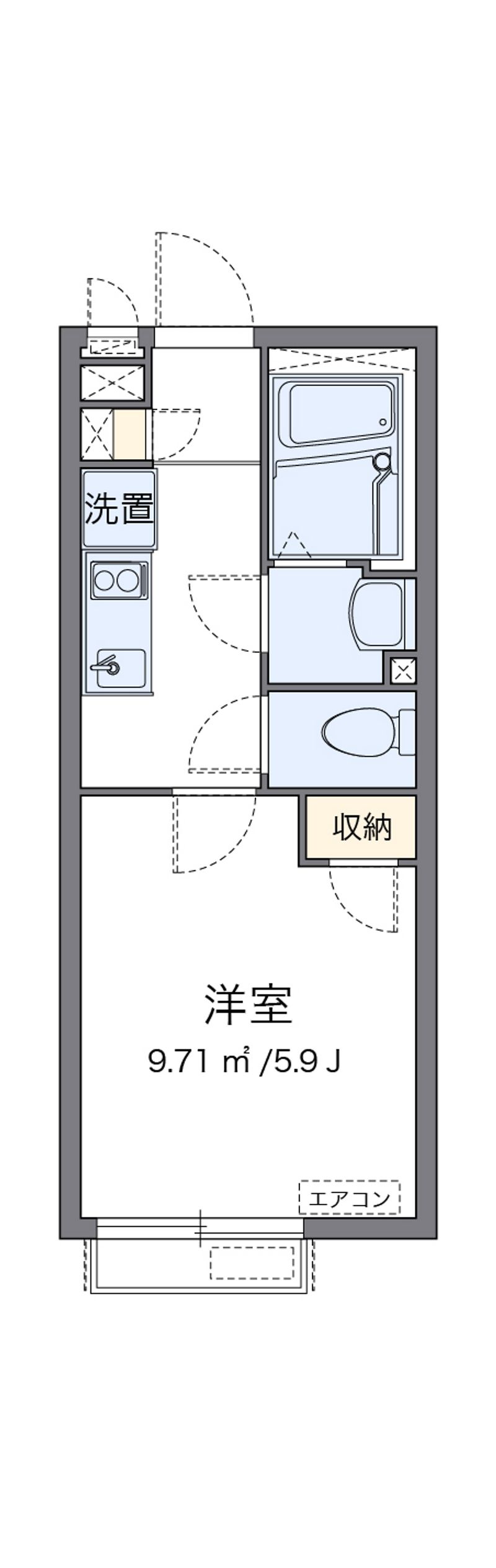 クレイノサンザシ 間取り
