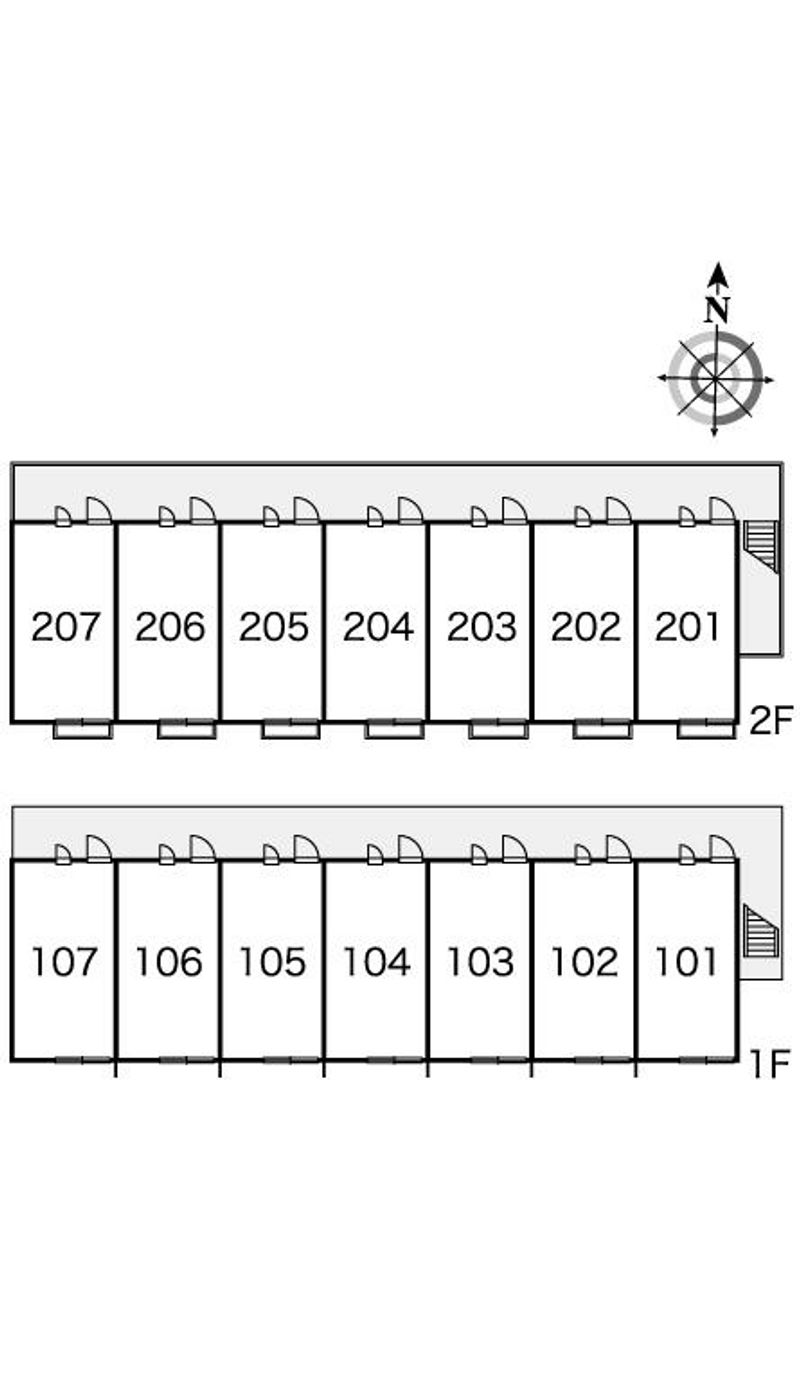 レオパレスＭＫ 間取配置図