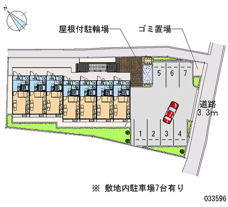 レオパレスクロスロード栄町 月極駐車場