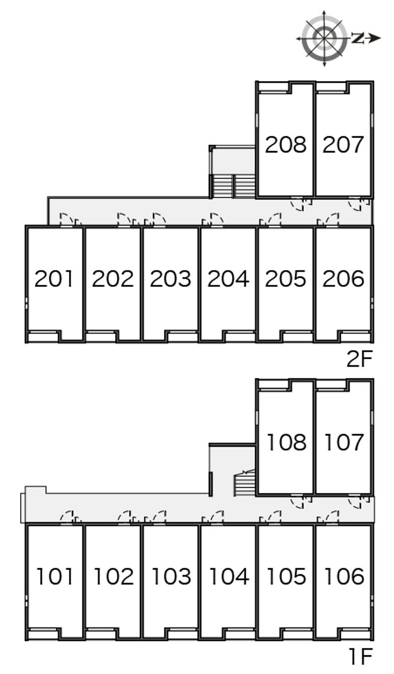 クレイノトレス 間取配置図