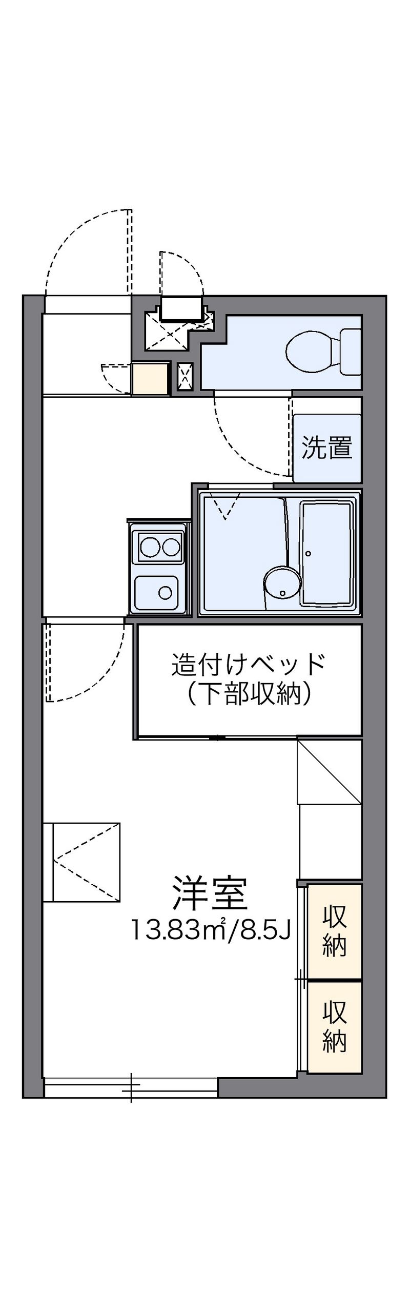 レオパレスセレーヌス 間取図