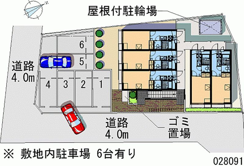 レオパレス光 月極駐車場