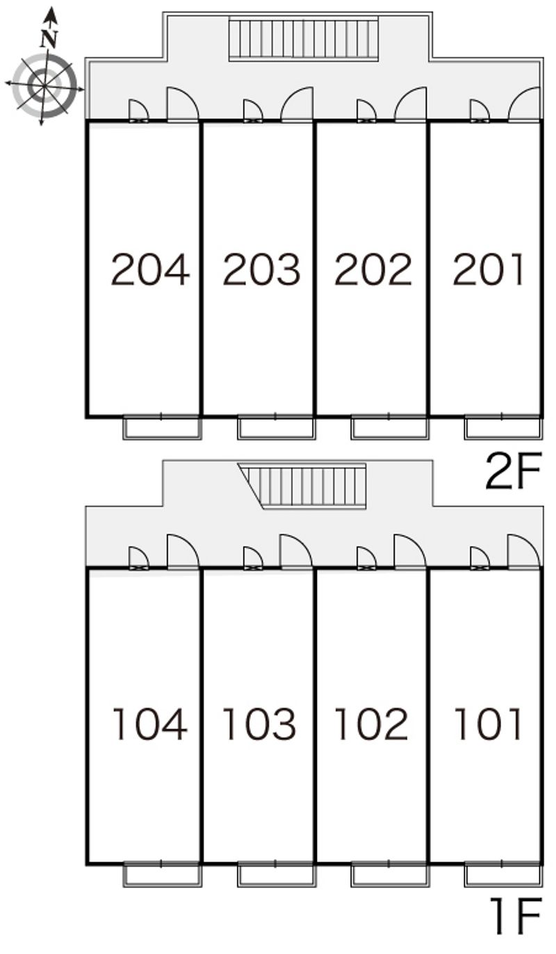 レオパレスエミネンス・ドエル 間取り配置図