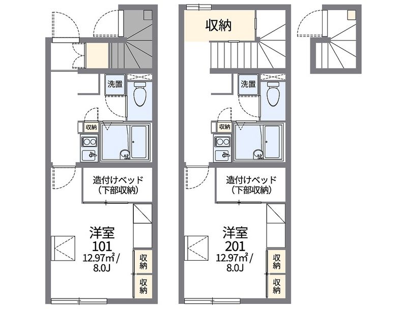 レオパレスカスティージョⅡ 間取図